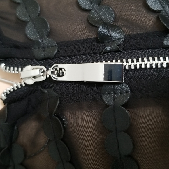 Melanie Lyne faux Leather trim jacket - Picture 5 of 11